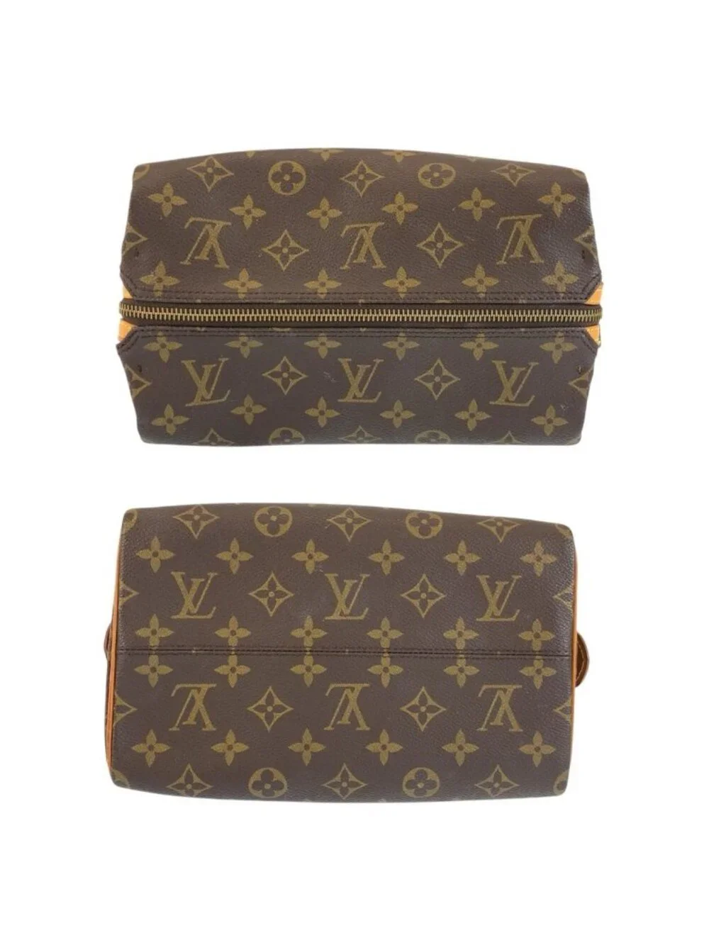 Louis Vuitton Monogram Trousse Pat Presion Brown Pouch Multi - Picture 9 of 9